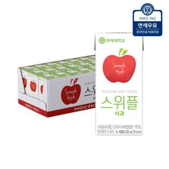 연세유업 스위플 사과 (24팩/48팩 선택)